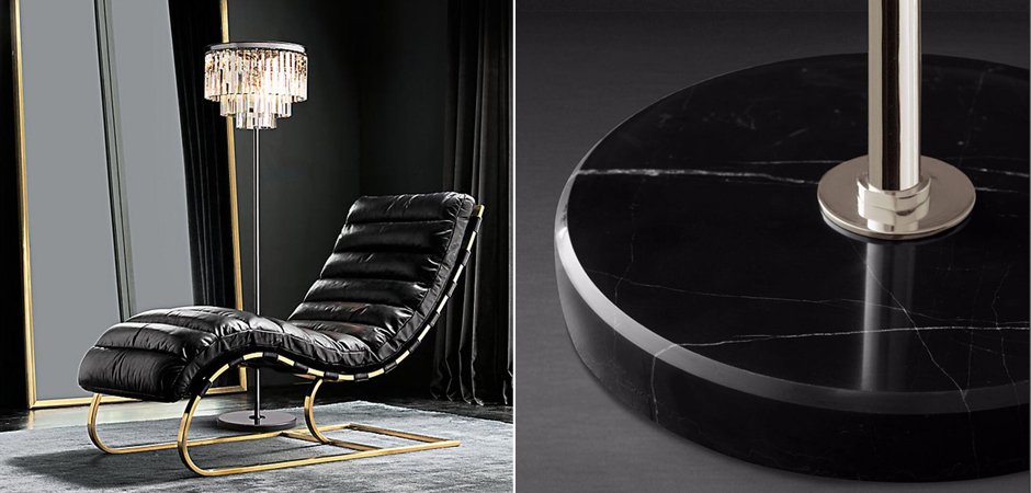 Торшер RH Odeon Floor Lamp Chrome Торшер RH Odeon Floor Lamp Chrome - Loft-Concept в Саратове