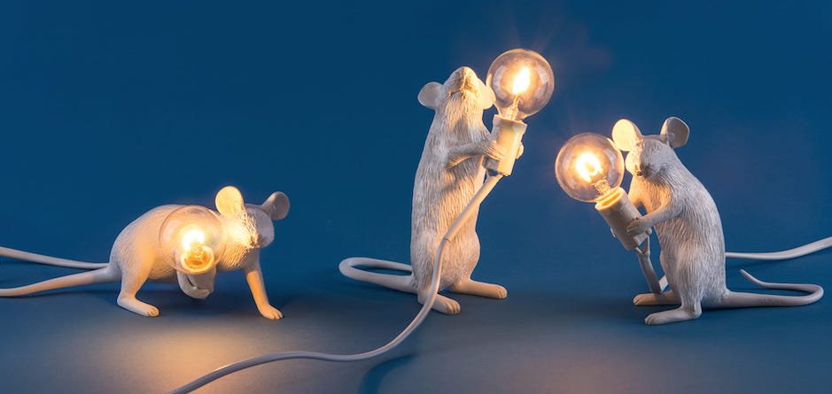 Настольная лампа Seletti Mouse Настольная лампа Seletti Mouse - Loft-Concept в Саратове