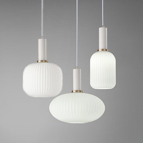 Подвесной светильник Ferm Living chinese lantern White Белый Золотой в Саратове | Loft Concept 