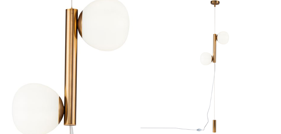 Торшер Tiepolo Ball Floor Lamp Double gold Торшер Tiepolo Ball Floor Lamp Double gold - Loft-Concept в Саратове