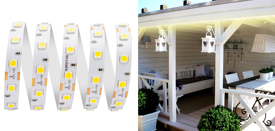 Светодиодная влагозащищенная лента 14,4W/m 60LED/m 5050SMD теплый белый 5M Светодиодная влагозащищенная лента 14,4W/m 60LED/m 5050SMD теплый белый 5M - Loft-Concept в Саратове