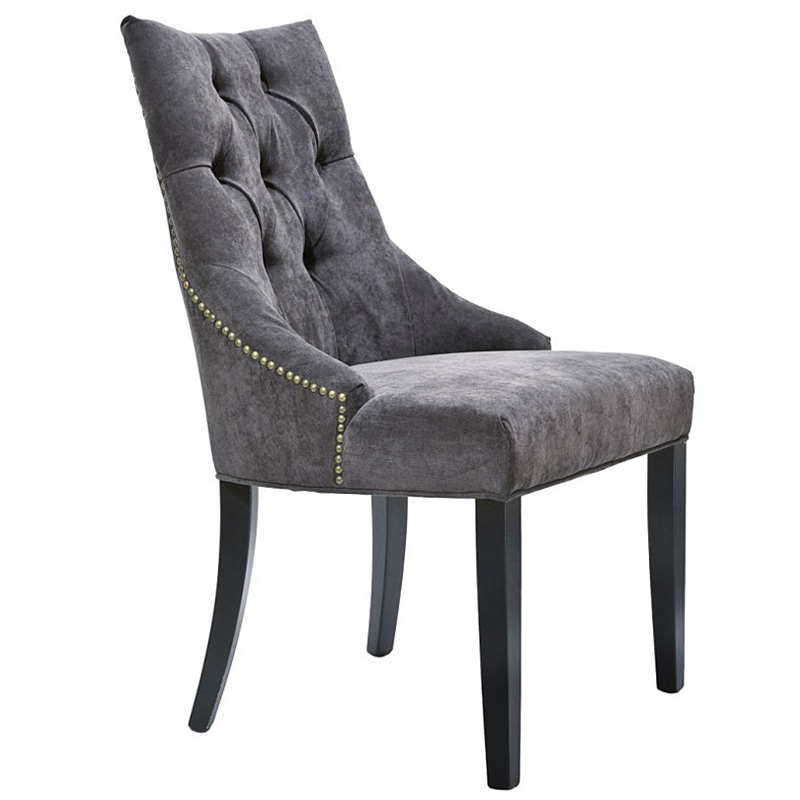 Стул Roper Chair Серый Черный Стул Roper Chair Серый Черный в Саратове | Loft Concept