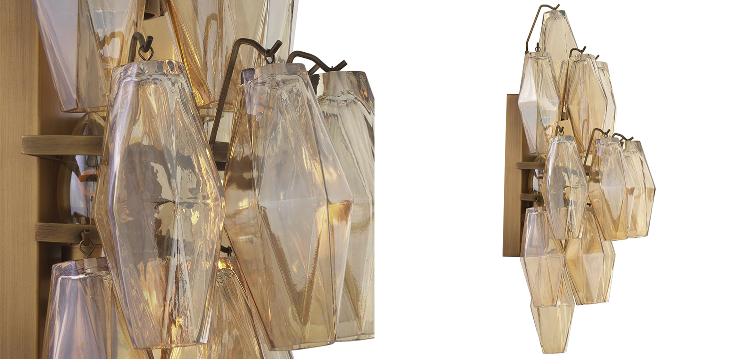Бра Eichholtz Wall Lamp Benini Amber - фото