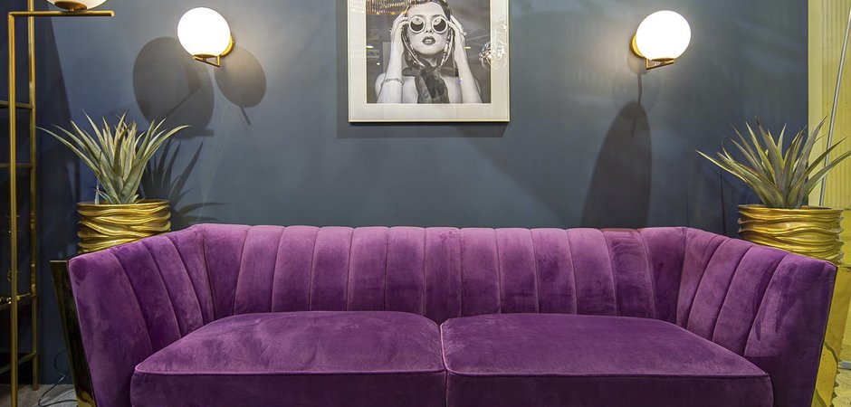 Диван Art Deco Purple Sofa Диван Art Deco Purple Sofa - Loft-Concept в Саратове