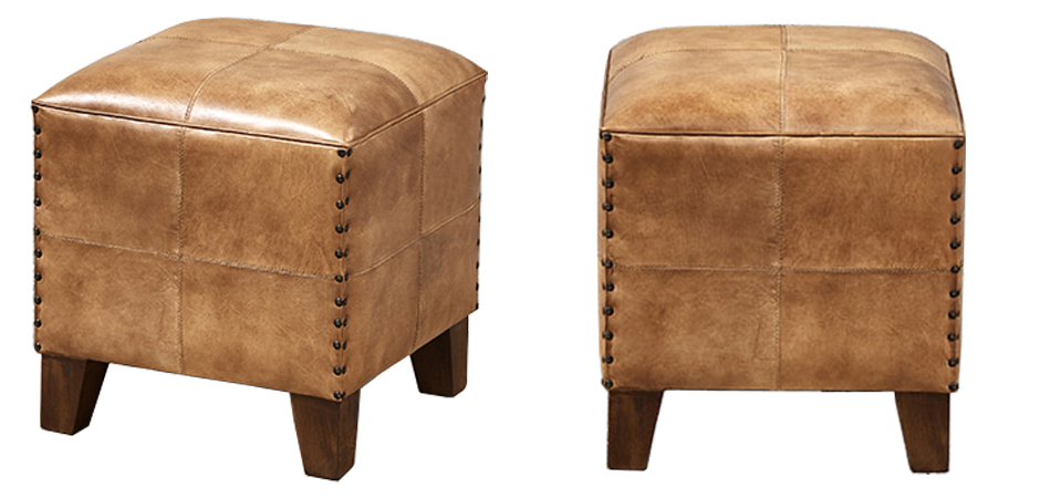 Пуф Leather Cube Puff Пуф Leather Cube Puff - Loft-Concept в Саратове