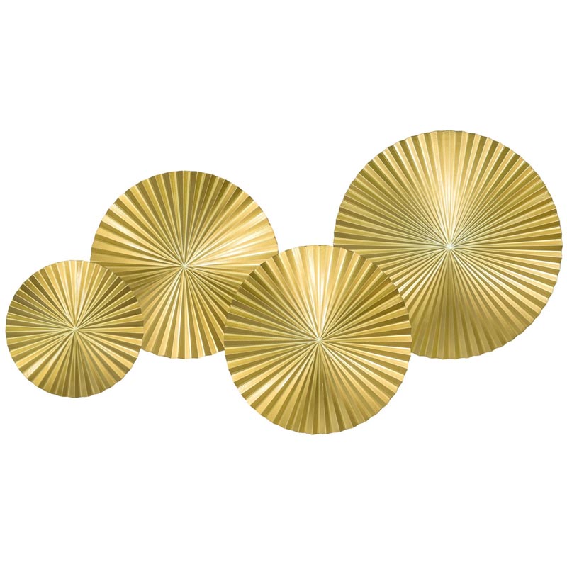 Арт-объект Apollo Gold Wall Plaque Disc 4 Золотой в Саратове | Loft Concept 