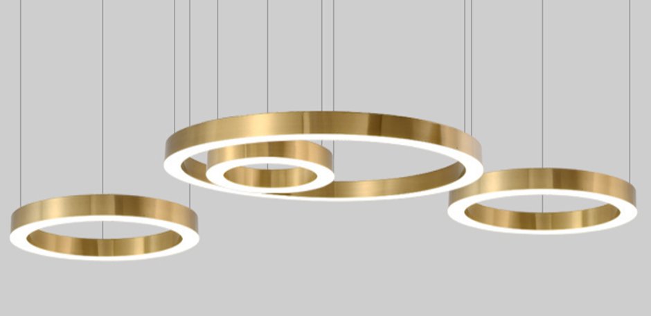 Люстра Light Ring Horizontal Люстра Light Ring Horizontal - Loft-Concept в Саратове