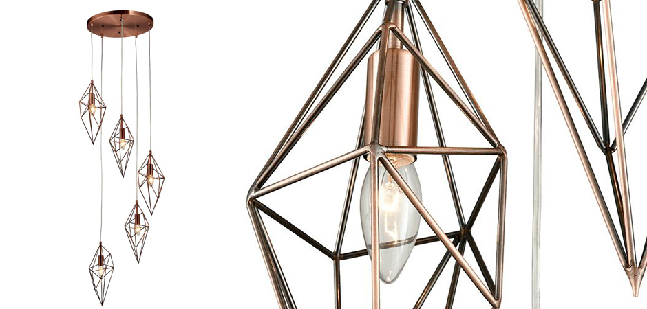 Люстра Volumetric Polygons Copper Люстра Volumetric Polygons Copper - Loft-Concept в Саратове