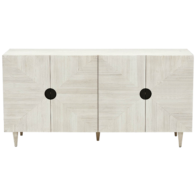 Комод Arjun Chest of Drawers ivory ( слоновая кость ) Черный в Саратове | Loft Concept 