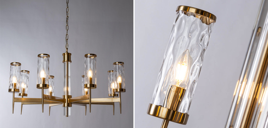 Люстра Brass Wheel в Американском стиле Люстра Brass Wheel в Американском стиле - Loft-Concept в Саратове