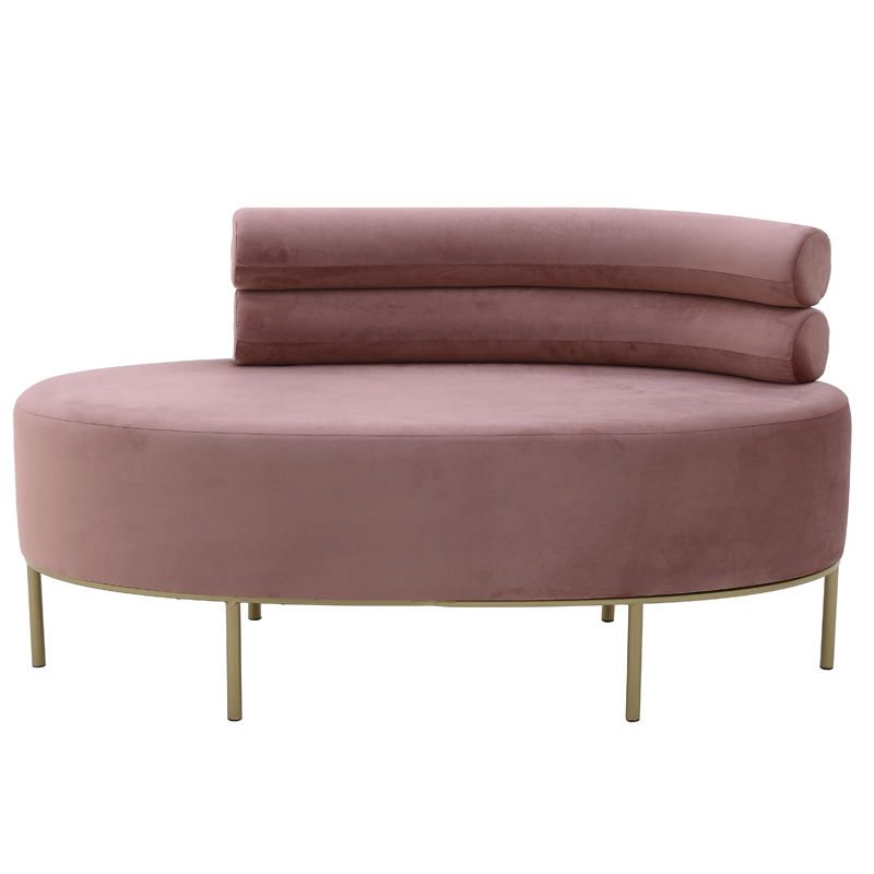 Кушетка Fening Lounge Pink Розовый Золотой Кушетка Fening Lounge Pink Розовый Золотой в Саратове | Loft Concept