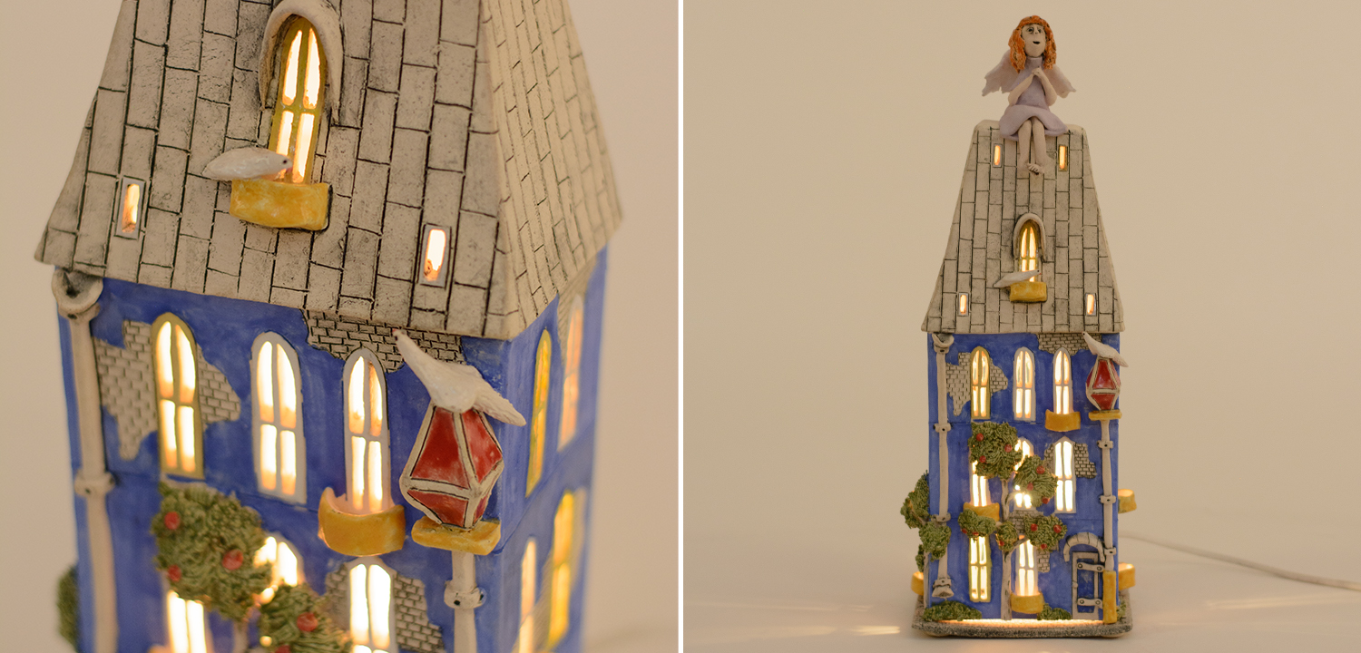 Ночник Домик Angel on The Roof - фото №1