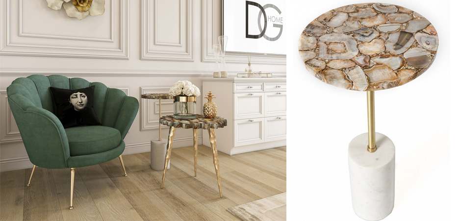 Приставной столик Agate & Marble Приставной столик Agate & Marble - Loft-Concept в Саратове