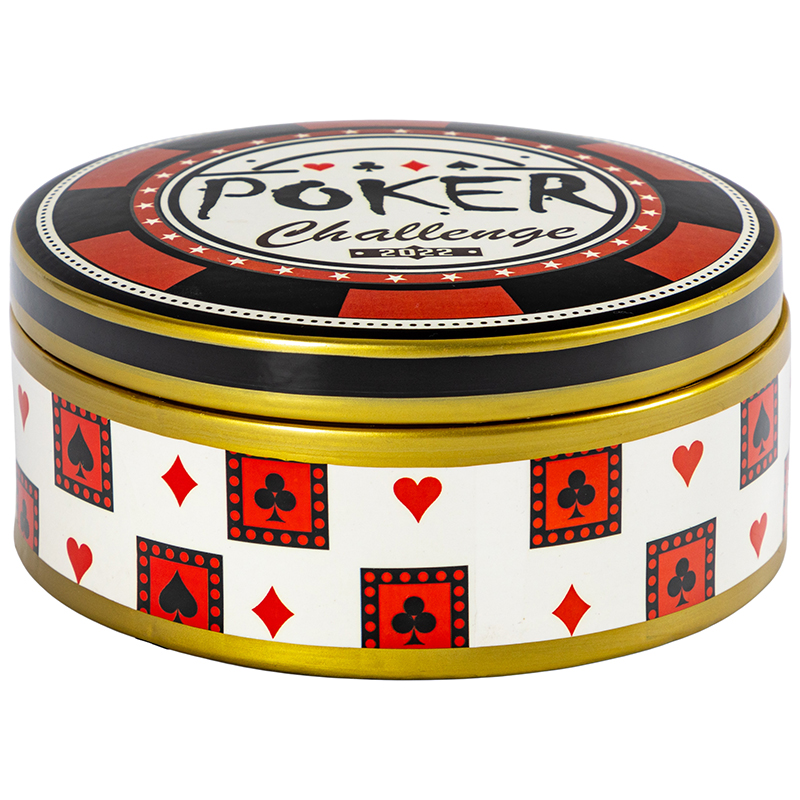 Шкатулка Poker Collection Box Золотой Белый Черный Красный в Саратове | Loft Concept 