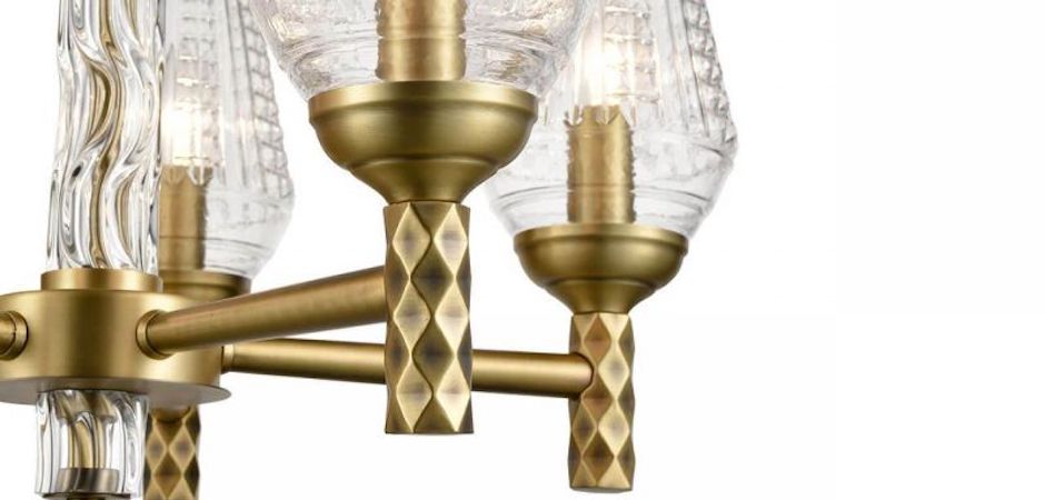Люстра Ribbed Chandelier Люстра Ribbed Chandelier - Loft-Concept в Саратове