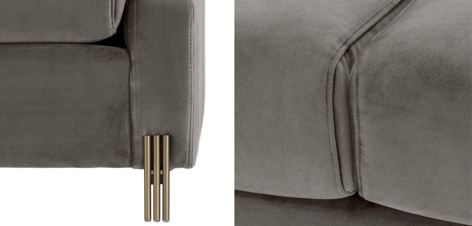 Диван Eichholtz Sofa Candice grey Диван Eichholtz Sofa Candice grey - Loft-Concept в Саратове