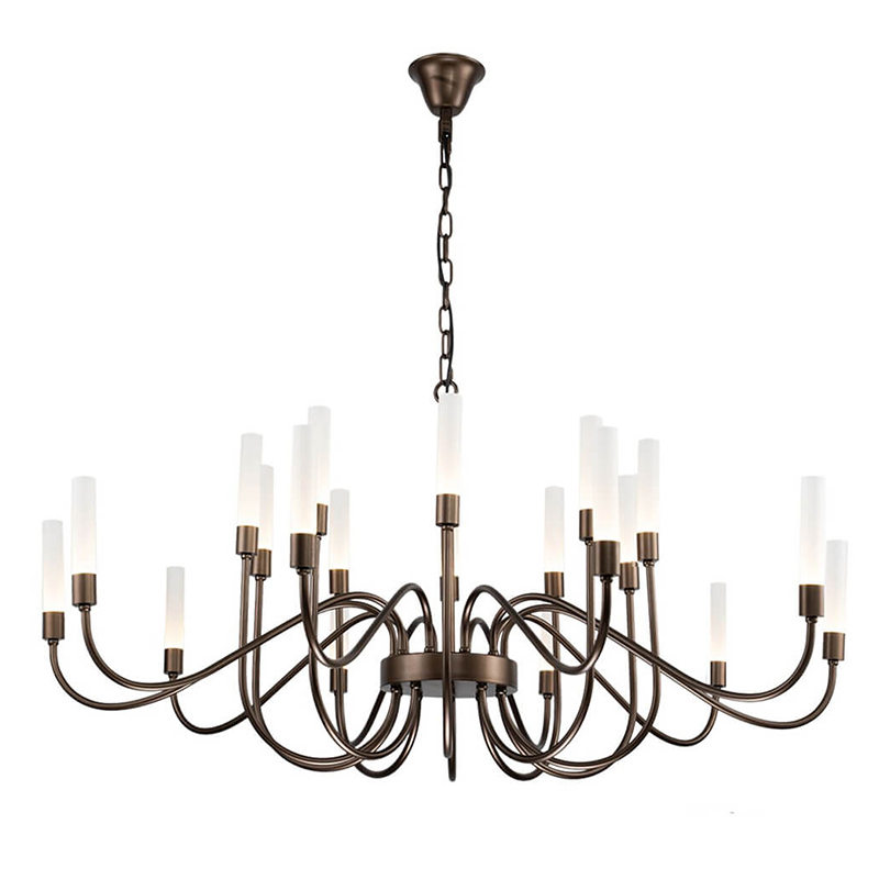 Люстра Faiber Brown Chandelier Коричневый Люстра Faiber Brown Chandelier Коричневый в Саратове | Loft Concept
