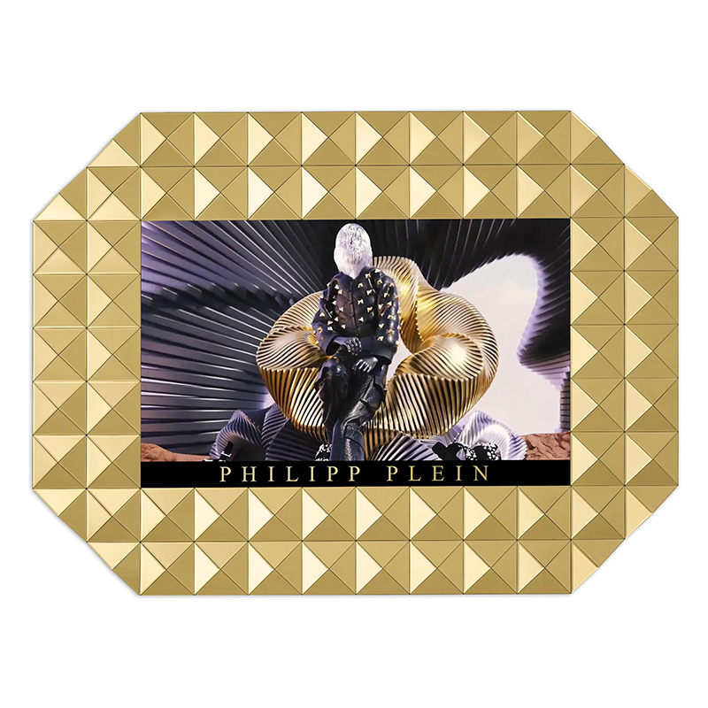 Экран Philipp Plein GOLD STUD NFT XL 65 дюймов Золотой Зеркало в Саратове | Loft Concept 