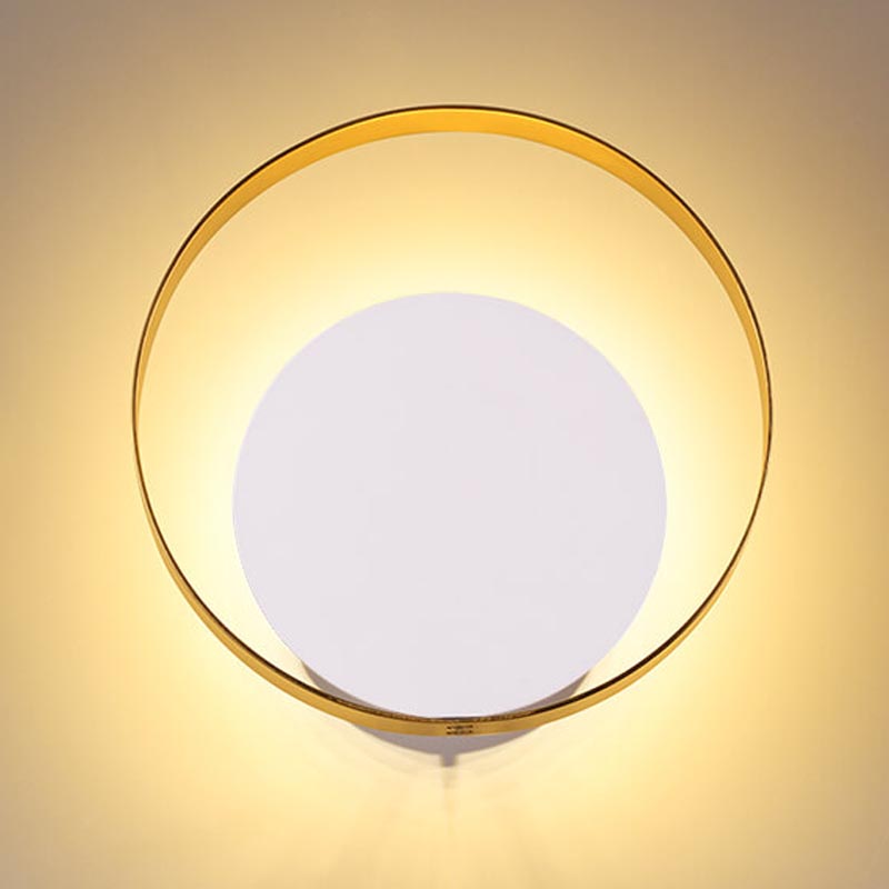 Бра Globo Ocular Sconce Circle White Золотой Белый в Саратове | Loft Concept 