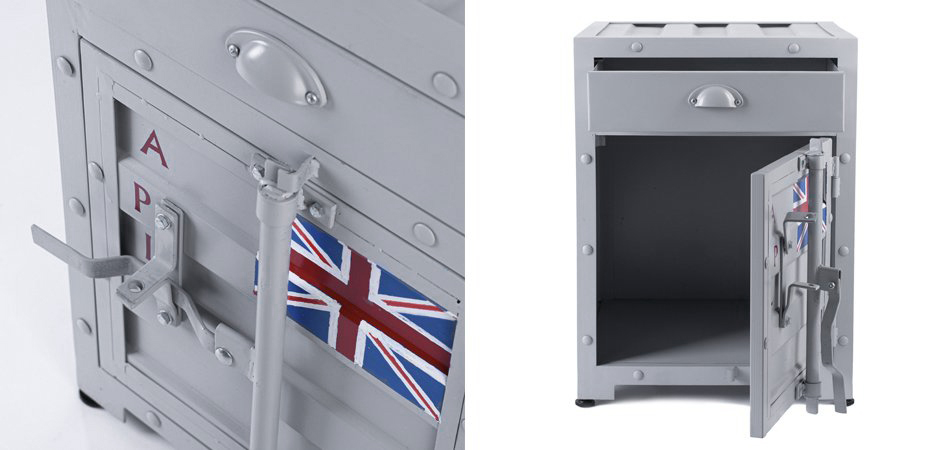 Тумба Union Jack с ящиком и дверью Тумба Union Jack с ящиком и дверью - Loft-Concept в Саратове