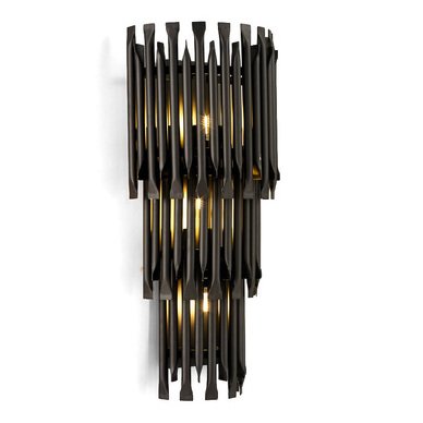 Бра MATHENY III WALL LAMP by DELIGHTFULL Black Черный матовый в Саратове | Loft Concept 