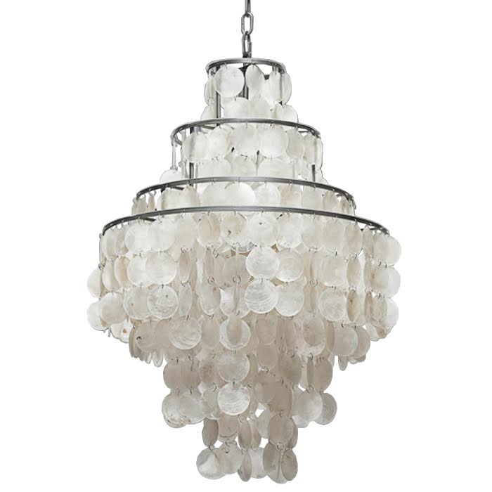 Люстра SHELL Chandelier 50 Белый в Саратове | Loft Concept 