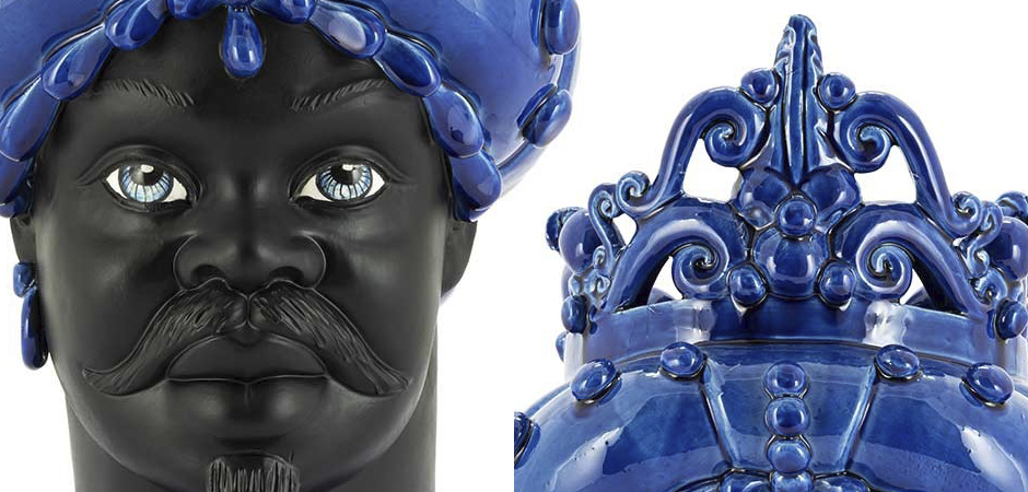 Ваза VASE MORO MAN MED. MAT Blue Ваза VASE MORO MAN MED. MAT Blue - Loft-Concept в Саратове