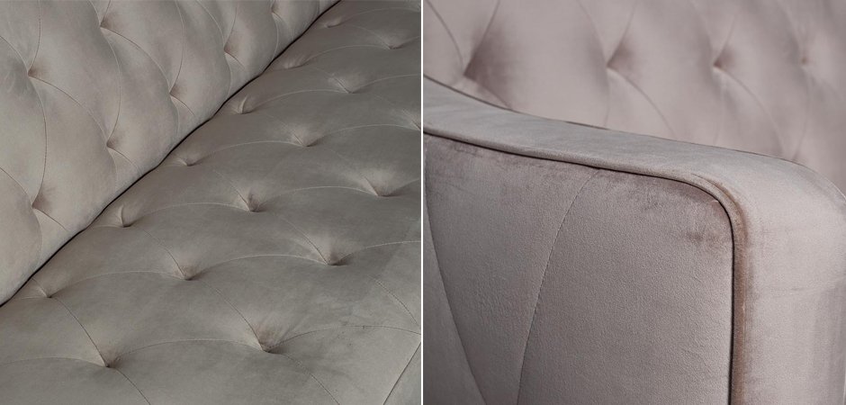 Диван Abbyson Emily Tufted Sofa Gray Диван Abbyson Emily Tufted Sofa Gray - Loft-Concept в Саратове