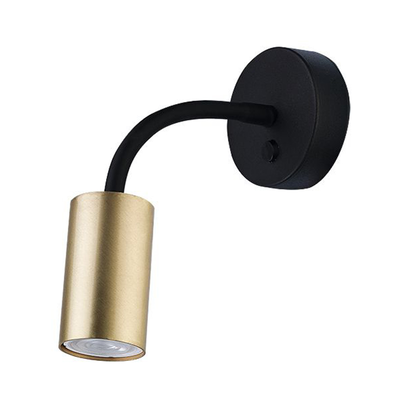 Бра Noor Spot Wall Lamp brass Латунь Черный в Саратове | Loft Concept 