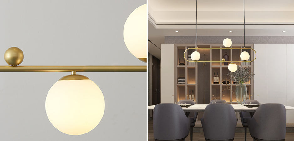 Люстра Horizontal Balls Balance Brass 4 Люстра Horizontal Balls Balance Brass 4 - Loft-Concept в Саратове