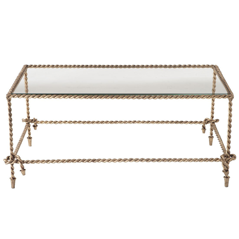 Кофейный стол Golden pigtail Золотой Кофейный стол Golden pigtail Золотой в Саратове | Loft Concept