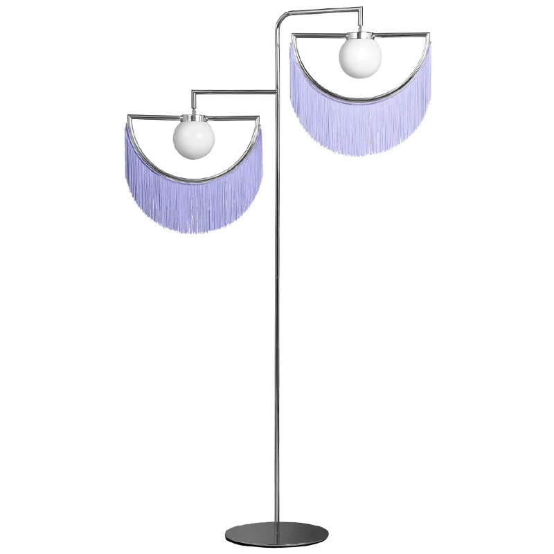 Торшер Wink Standing Lamp by Houtique Lila Серебряный Сиреневый Торшер Wink Standing Lamp by Houtique Lila Серебряный Сиреневый в Саратове | Loft Concept