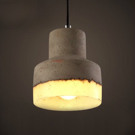 Подвесной светильник Art Concrete Pendant №11 Серый в Саратове | Loft Concept 