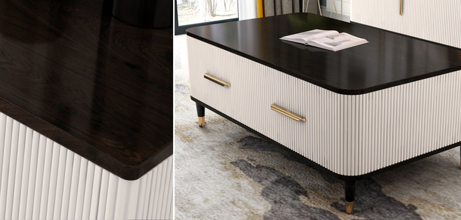Birmingham Textured Coffee Table White Birmingham Textured Coffee Table White - Loft-Concept в Саратове
