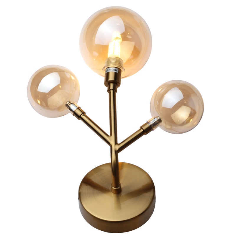 Бра Berries Trio Sconce bronze Бронза Прозрачный в Саратове | Loft Concept 