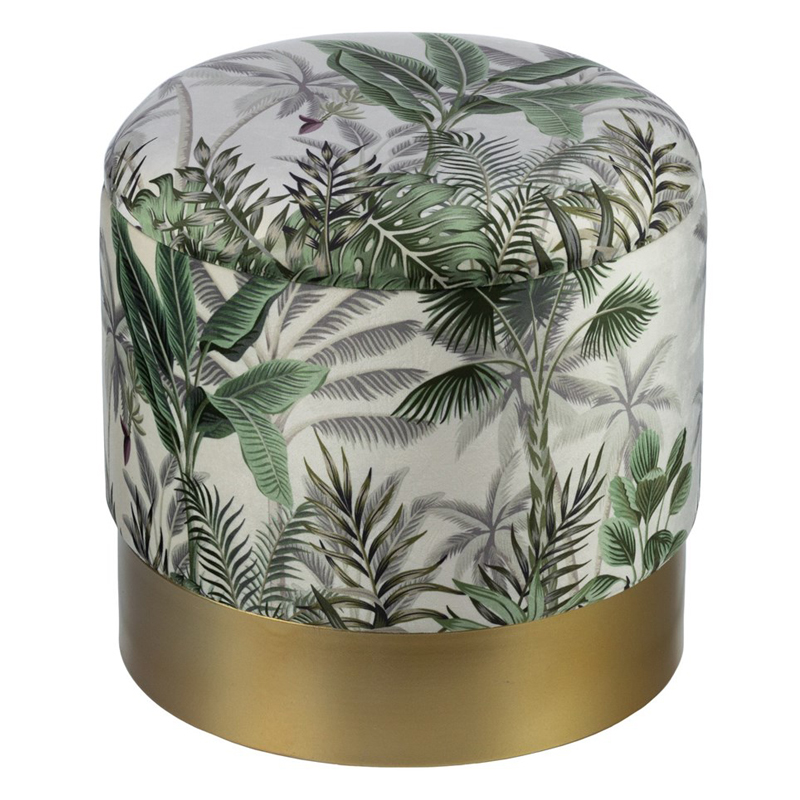 Пуф Tropics Furniture Золотой Зеленый шалфей Малахит (зеленый) Зеленый Пуф Tropics Furniture Золотой Зеленый шалфей Малахит (зеленый) Зеленый в Саратове | Loft Concept