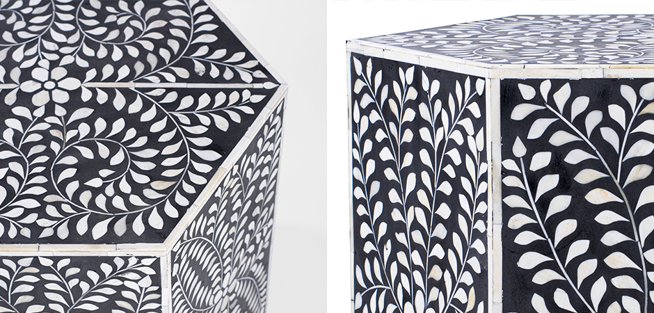 Табурет Inlaid Bone Hexagon Табурет Inlaid Bone Hexagon - Loft-Concept в Саратове