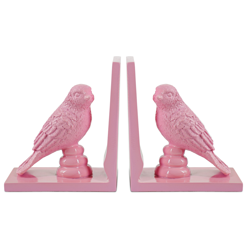 Держатель для книг Pink Birds Book Holder Розовый в Саратове | Loft Concept 