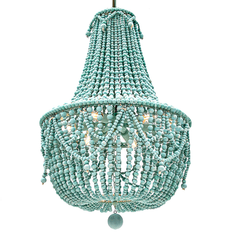 Люстра Chanteuse Chandelier Turquoise Бирюзовый Люстра Chanteuse Chandelier Turquoise Бирюзовый в Саратове | Loft Concept