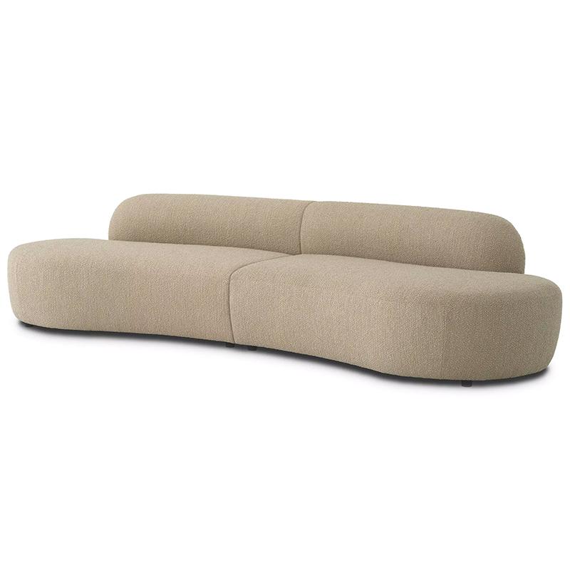 Диван Eichholtz Sofa Bjorn S Boucle sand Песочный в Саратове | Loft Concept 