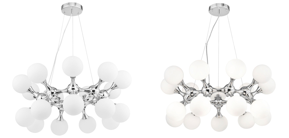 Люстра MOONDROP Chandelier Chromium 18 Люстра MOONDROP Chandelier Chromium 18 - Loft-Concept в Саратове