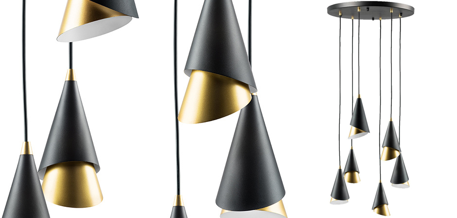 Люстра Lucio Black and Gold 6 Люстра Lucio Black and Gold 6 - Loft-Concept в Саратове