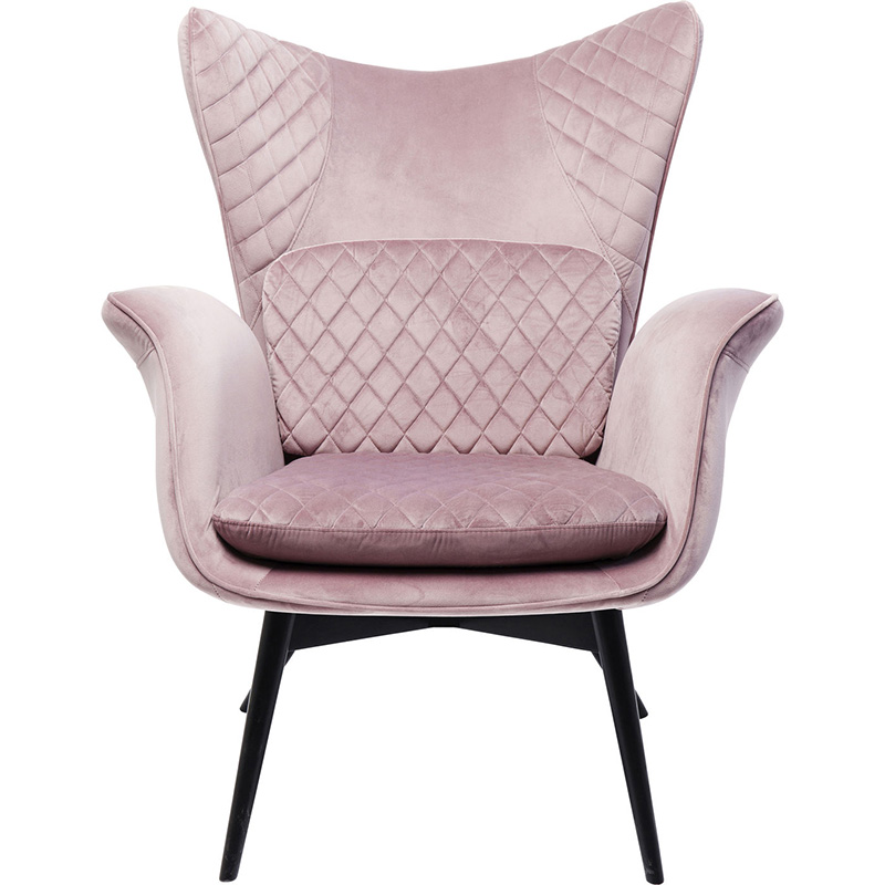 Кресло Pink Velvet Throne Розовый в Саратове | Loft Concept 