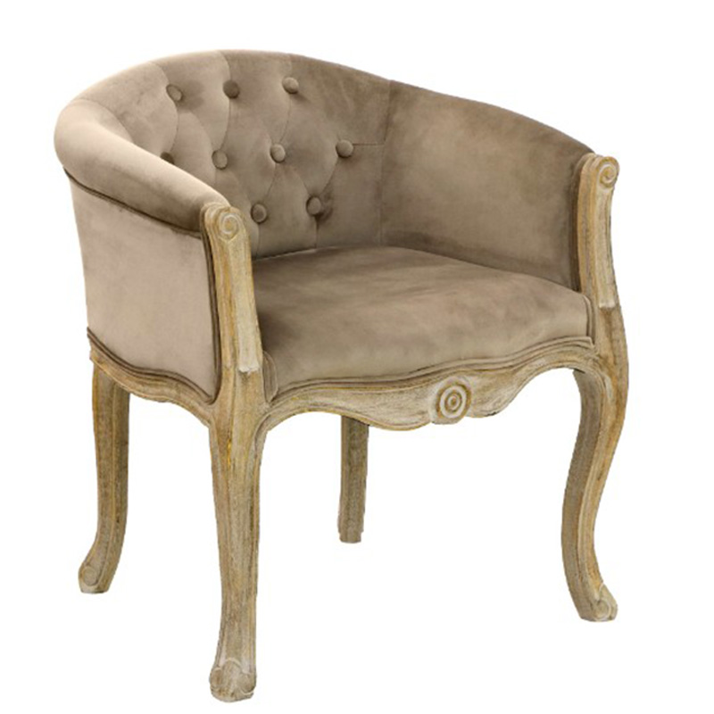 Кресло French Provence Armchair Roderic beige Бежевый Кресло French Provence Armchair Roderic beige Бежевый в Саратове | Loft Concept