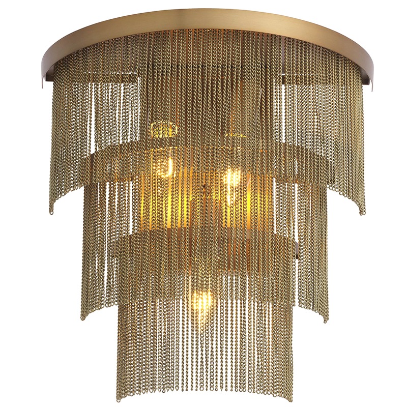 Бра Eichholtz Wall Lamp Tissot Brass Латунь в Саратове | Loft Concept 