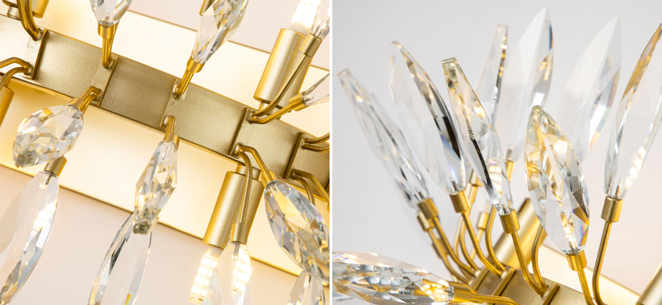 Бра с хрустальными лепестками FAIRYTREE LIGHT - фото №1