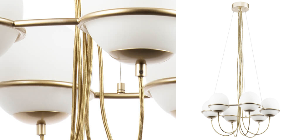 Люстра Melissa Chandelier Champagne 6 Люстра Melissa Chandelier Champagne 6 - Loft-Concept в Саратове