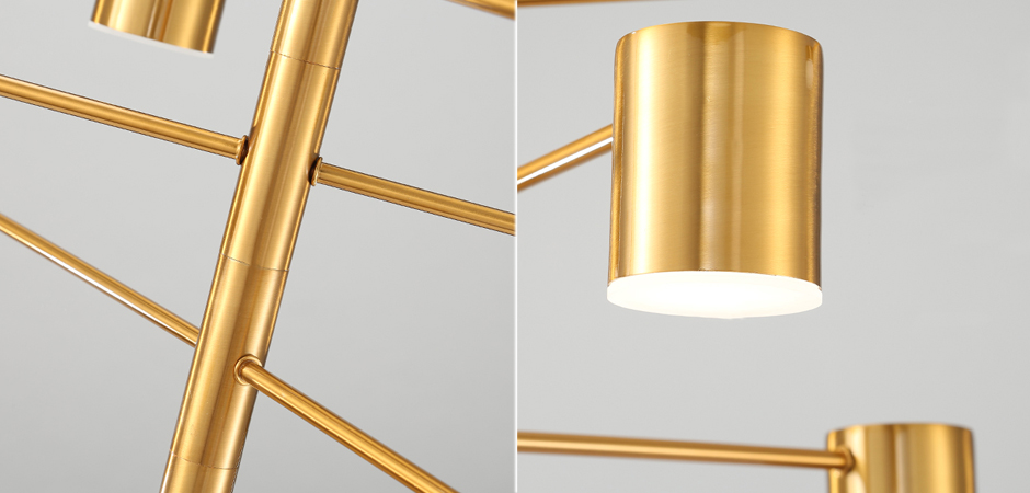 Светильник LED Lighting Gold 8 lampholders Светильник LED Lighting Gold 8 lampholders - Loft-Concept в Саратове