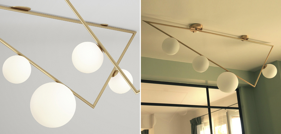 Потолочный светильник Atelier Areti Girlande Ceiling Triangle Потолочный светильник Atelier Areti Girlande Ceiling Triangle - Loft-Concept в Саратове