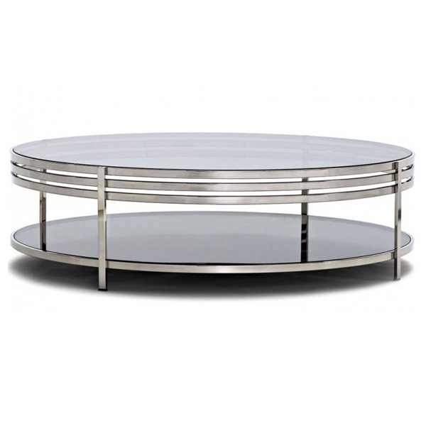 Столик Ula Round coffee table ULA002 Нержавеющая сталь в Саратове | Loft Concept 